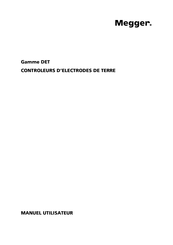 Megger DET3TC Manuel Utilisateur