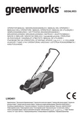 GreenWorks GD24LM33 Manuel Opérateur