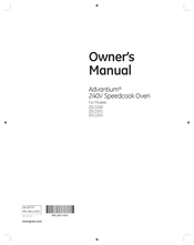 Monogram Advantium ZSC2201 Manuel D'utilisation