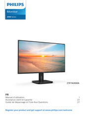 Philips 2000 Série Manuel D'utilisation