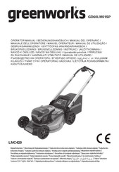 GreenWorks GD60LM51SP Manuel Opérateur