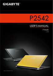 Gigabyte P2542 Mode D'emploi