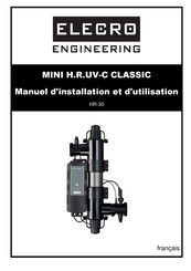 Elecro Engineering MINI H.R.UV-C CLASSIC HR-30 Manuel D'installation Et D'utilisation