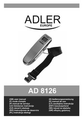 Adler europe AD 8126 Mode D'emploi
