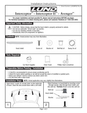 LUND Interceptor Instructions D'installation