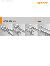 Stihl 024 Manuel D'entretien
