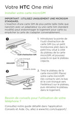 HTC One Mode D'emploi
