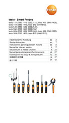 TESTO 552i Manuel De Mise En Service