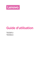 Lenovo TB336FU Guide D'utilisation