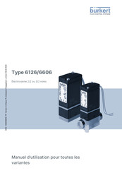 Burkert 6606 Manuel D'utilisation