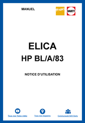 Elica HP BL/A/83 Prescriptions De Montage Et Mode D'emploi