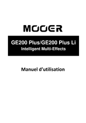 Mooer GE200 Manuel D'utilisation