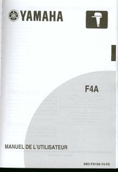 Yamaha F4A Manuel De L'utilisateur