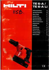 Hilti TE 6-A Li Mode D'emploi