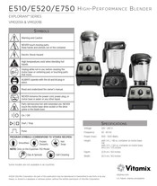 Vitamix EXPLORIAN Serie Mode D'emploi