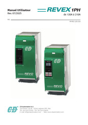 Cd Automation REVEX 1PH 120A Manuel Utilisateur