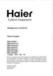 Haier HRF-663ATA2HS Mode D'emploi