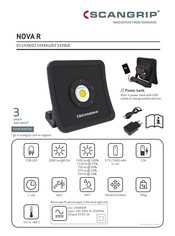 Scangrip NOVA R Mode D'emploi