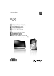 SOMFY V500 Manuel D'installation Et D'utilisation