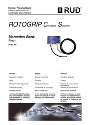 RUD ROTOGRIP Compact Solution 84 03 366 Mode D'emploi