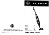 Hoover ACENTA Mode D'emploi