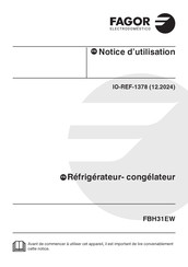 Fagor FBH31EW Notice D'utilisation