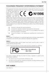 MSI mS-7592 Mode D'emploi