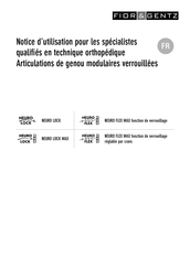 FIOR & GENTZ NEURO LOCK Notice D'utilisation