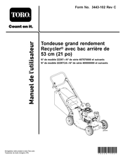 Toro Recycler Manuel De L'utilisateur