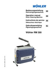 Wohler RM 300 Instructions De Service