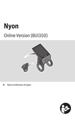 Bosch Nyon Notice D'utilisation D'origine