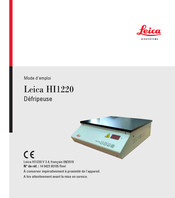 Leica BIOSYSTEMS HI1220 Mode D'emploi