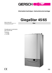 GIERSCH GiegaStar 45 Instructions De Montage