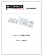 König Electronic SEC-ALARM200 Notice D'utilisation