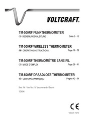 Voltcraft TM-500RF Mode D'emploi
