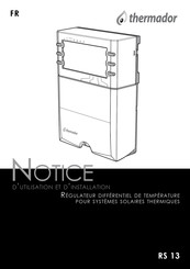 Thermador RS 13 Notice D'utilisation Et D'installation