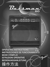 Fender Bassman 60 Mode D'emploi