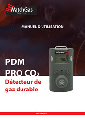 WatchGas PDM PRO CO2 Manuel D'utilisation