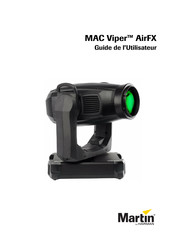 Harman Martin MAC Viper AirFX Guide De L'utilisateur