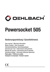 Oehlbach Powersocket 505 Mode D'emploi