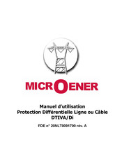 MICROENER DTIVA/Di Manuel D'utilisation