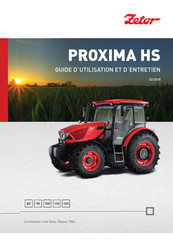 Zetor PROXIMA HS 120 Guide D'utilisation Et D'entretien