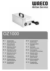 Waeco OZ1000 Notice D'utilisation