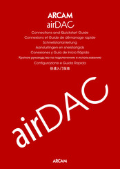 Arcam airDAC Connexions Et Guide De Démarrage Rapide