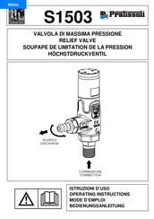 Pratissoli S1503 Mode D'emploi