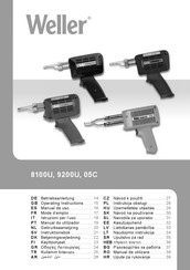 Weller 8100U Mode D'emploi