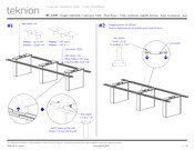 Teknion Table conference reglable hauteur Guide D'installation