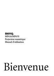 BenQ MP670 Manuel D'utilisation