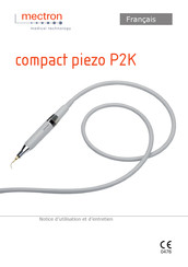 Mectron Compact Piezo P2K Notice D'utilisation Et D'entretien