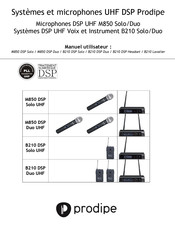 Prodipe M850 DSP Duo UHF Manuel Utilisateur